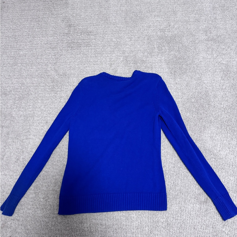 Women’s Ralph Lauren Royal Blue Flag Sweater - Picture 4 of 4